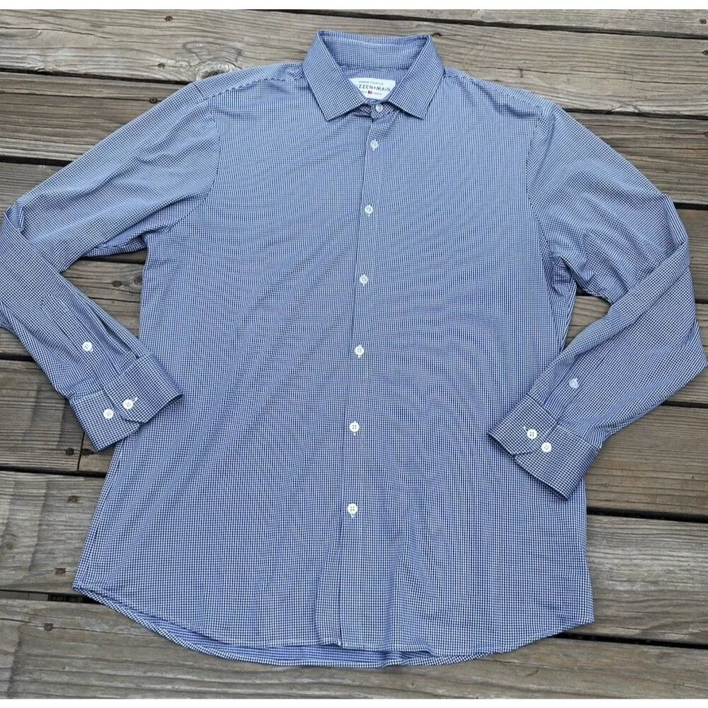 Mizzen + Main Lot of 4 Leeward Spinnaker Men’s XXL Trim Fit Long Sleeve Shirts